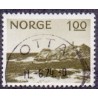 Norges 1974. 1 kr. Olivgrå pragt stemplet