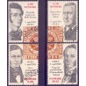 2001. Det første danske frimærke, AFA 1276-79, komplet postfrisk Stemplet