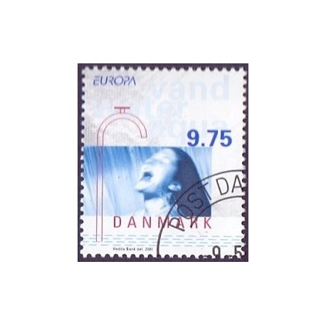 2001. Europamærker / CEPT, AFA 1283-84, komplet postfrisk Stemplet