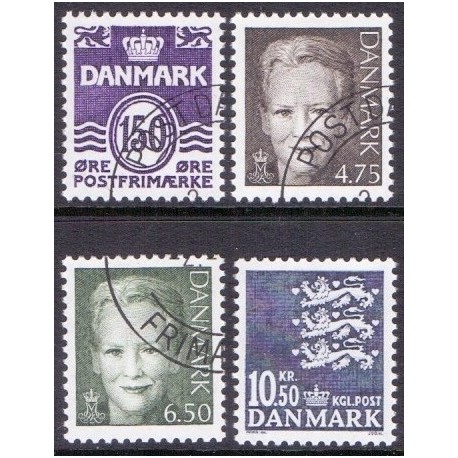2002. Slupperingsværdier (uden v.nr), AFA 1303-06, komplet postfrisk Stemplet