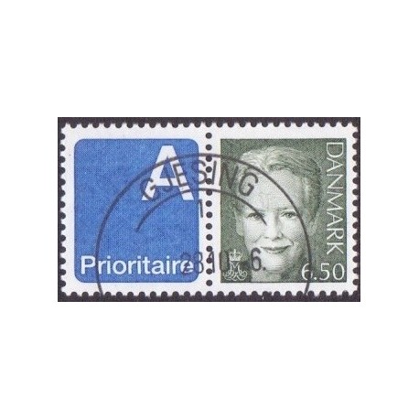 2002. Slupperingsværdier, AFA 1305v, postfrisk Stemplet