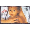 2003. Læger uden grænser, AFA 1349, postfrisk Stemplet FDC