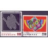 2001. Frimærkekunst, AFA 1292-93, postfrisk Stemplet