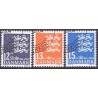 2004. Lille Rigsvåben, AFA 1375-77, postfrisk Stemplet FDC
