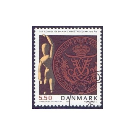 2004. Kunstakademiet, AFA 1387, postfrisk Stemplet FDC