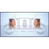 2004. Kongeligt bryllup, AFA 1390, i postfrisk miniark Stemplet FDC
