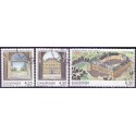 2004. Frederikberg slot, AFA 1391-93, postfrisk Stemplet FDC