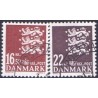 2005. Rigsvåben, AFA 1414-15, postfrisk Stemplet FDC