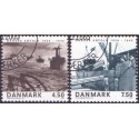 2005. Danske søfolk 1939-1945 , AFA 1435-36, postfrisk Stemplet FDC