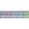 2005. Ny Bølgelinietype, AFA 1444-48, postfrisk Stemplet FDC