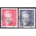 2005. Dr. Margrethe, AFA 1449-50, postfrisk Stemplet FDC