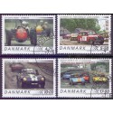 2006. Klassiske racerbiler, AFA nr. 1470-73, postfrisk  Stemplet FDC