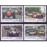 2006. Klassiske racerbiler, AFA nr. 1470-73, postfrisk  Stemplet FDC