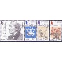 2005. H.C. Andersen's fødsel, AFA 1422-25, postfrisk Stemplet FDC