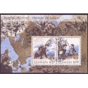 2004. Nordisk mytologi, AFA 1386, i postfrisk miniark Stemplet FDC