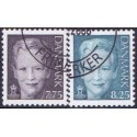 2006. Suppleringsværdier, AFA nr. 1488-89, postfrisk   Stemplet FDC