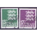 2007. Slupperingsværdier, AFA nr. 1490-91, postfrisk  Stemplet FDC