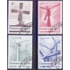 2007. Danske vindmøller, AFA nr. 1492-95, postfrisk   Stemplet FDC