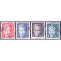 2008. Dr. Margrethe, suppleringsværdi, AFA nr. 1522-25, postfrisk   Stemplet FDC