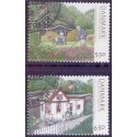 2008. Kolonihaver, AFA nr. 1548-49, postfrisk   Stemplet FDC