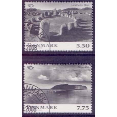 2008. Nordisk mytologi, AFA nr. 1536-37, postfrisk  Stemplet FDC