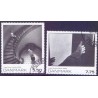 2008. Frimærkekunst, AFA nr. 1554-55, postfrisk   Stemplet FDC