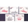 2010. Den danske flåde 500år. AFA nr. 1620E-24E,  postfrisk  Stemplet FDC