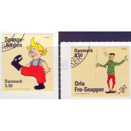 2010. Europamærker / CEPT. AFA nr. 1628E-29E,  postfrisk  Stemplet FDC