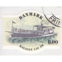 2011. Hjuldamperen Hjejlen. AFA nr. 1670,  postfrisk  Stemplet FDC