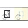 2011. Mode. AFA nr. 1673, i  postfrisk miniark   Stemplet FDC