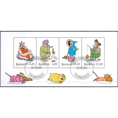 2011. Vintereventyr. AFA nr. 1686A, i postfrisk miniark Stemplet FDC