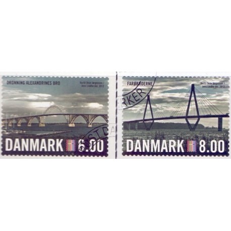 2012. NORDIA 2012. AFA nr. 1689-90,  postfrisk   Stemplet FDC