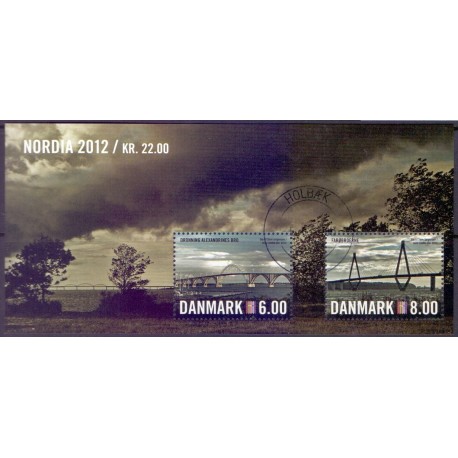 2012. NORDIA 2012. AFA nr. 1691,  postfrisk   Stemplet FDC