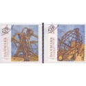 2012. Astronomi. AFA nr. 1692-93,  postfrisk    Stemplet FDC