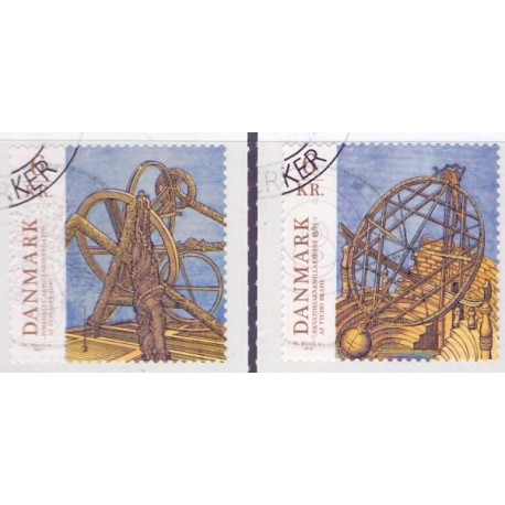 2012. Astronomi. AFA nr. 1692-93,  postfrisk    Stemplet FDC