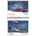 2012. Livet på havet. AFA nr. 1698-99,  postfrisk   Stemplet FDC
