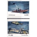 2012. Livet på havet. AFA nr. 1698-99,  postfrisk   Stemplet FDC