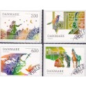 2012. H.C. Andersen. AFA nr. 1710-13,  postfrisk  Stemplet FDC
