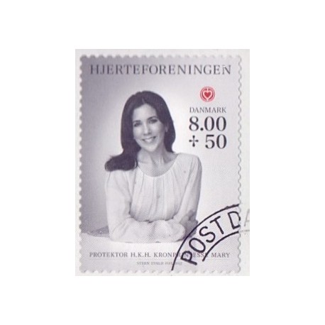2012. Hjerteforeningen. AFA nr. 1714,  postfrisk Stemplet FDC