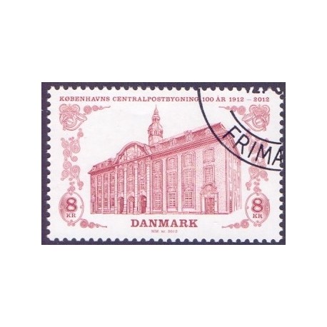 2012. Centralpostbygningen. AFA nr. 1719A,  postfrisk   Stemplet FDC