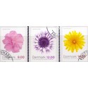 2012. Efterårsblomster. AFA nr. 1715-17,  postfrisk  Stemplet FDC