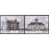 2013. Danske herregårde. AFA nr. 1738a-39a, fra hæfter, stemplet  Stemplet FDC
