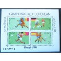Fodbold. Rumænien 1984. i miniark AFA nr. 3977-78 **