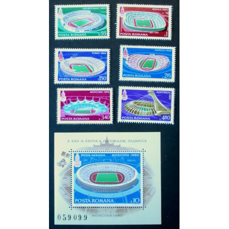 Sport. Rumania. 1979.  AFA nr. 3572-78**