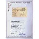 1912. Adressebrev med singelfrankeret 35/32 Øre Grøn fra Horsens. Attest Nielsen