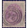 1871. 3 Sk. ret ramme, grå/lilla  AFA nr.17, srtemplet