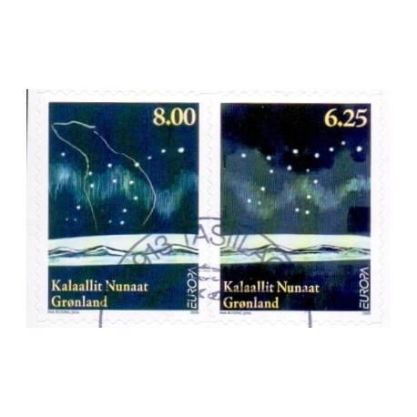 2009. 6,25-8,00 Kr. Europamærker / CEPT, fra hæfte. AFA nr. 531E-2E postfrisk stemplet