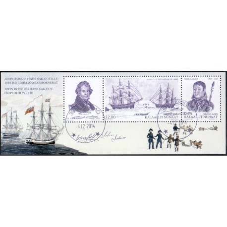 2010. 32,25 Kr. Ekspeditioner VIII, i miniark. AFA nr. 575 postfrisk stemplet