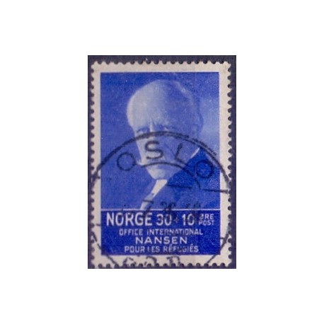 1936. 30+10 Øre. LUX -Stemplet AFA nr. 175