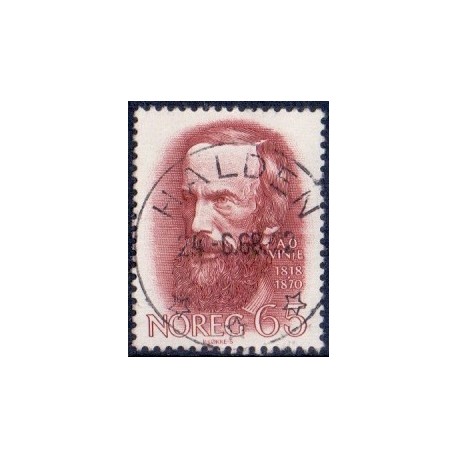 1968. 65 Øre. LUX -Stemplet AFA nr. 582
